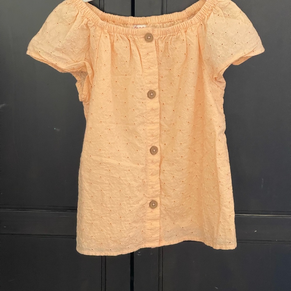 Cat & Jack Peach Floral Top